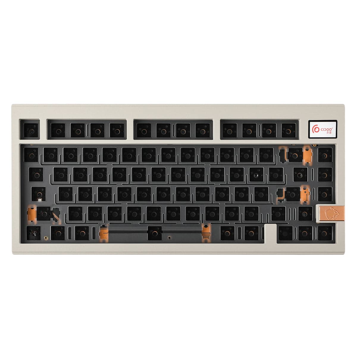 CIDOO V75 Plus VIA Kit Retro Grey