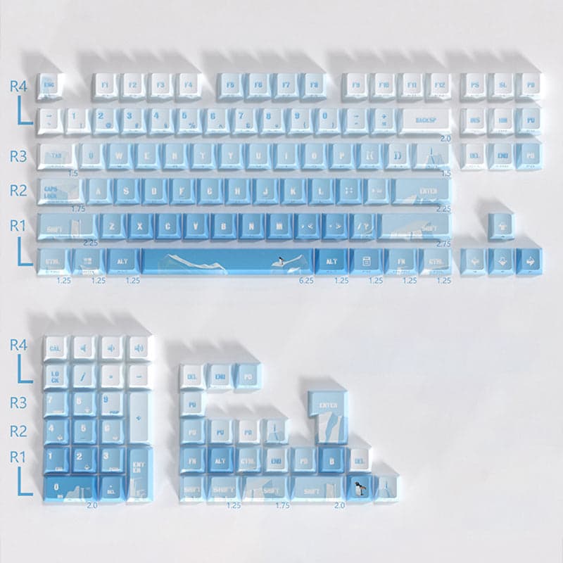 PIIFOX Ice Age OEM Profile Keycap