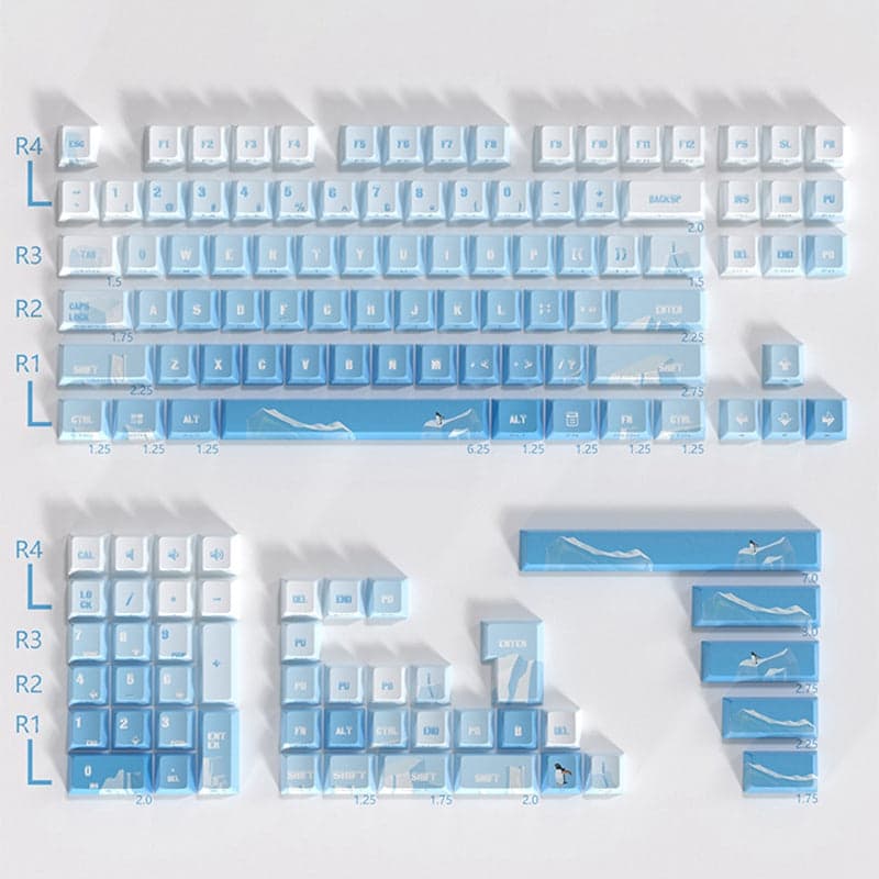 PIIFOX Ice Age OEM Profile Keycap